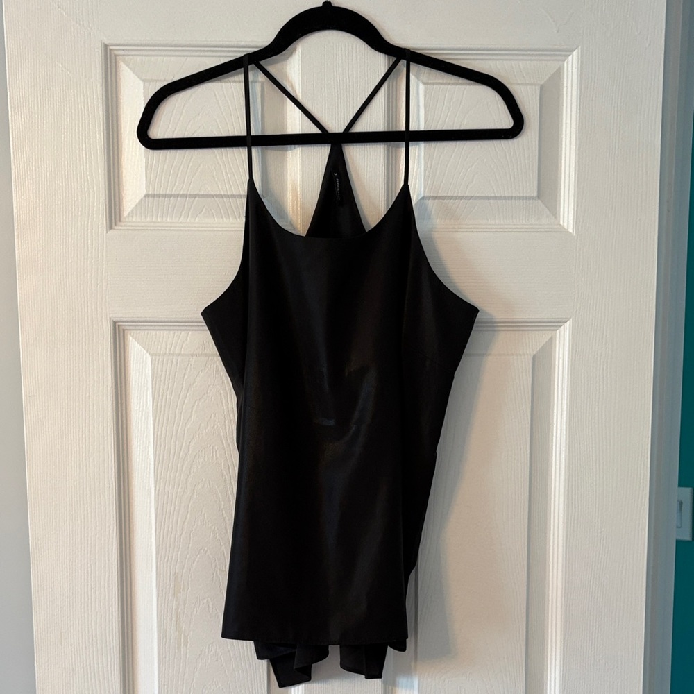 Black Women's Strappy Tank Top